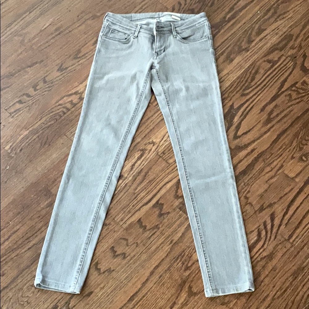 H&M women’s skinny jeans 28 gray
